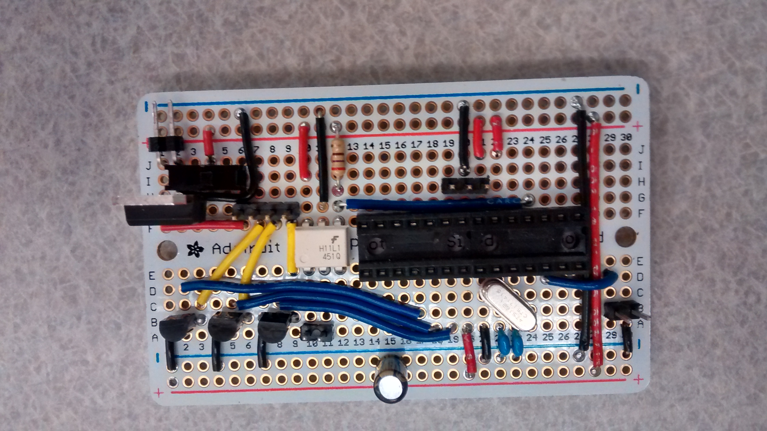 Motor controller logic board.