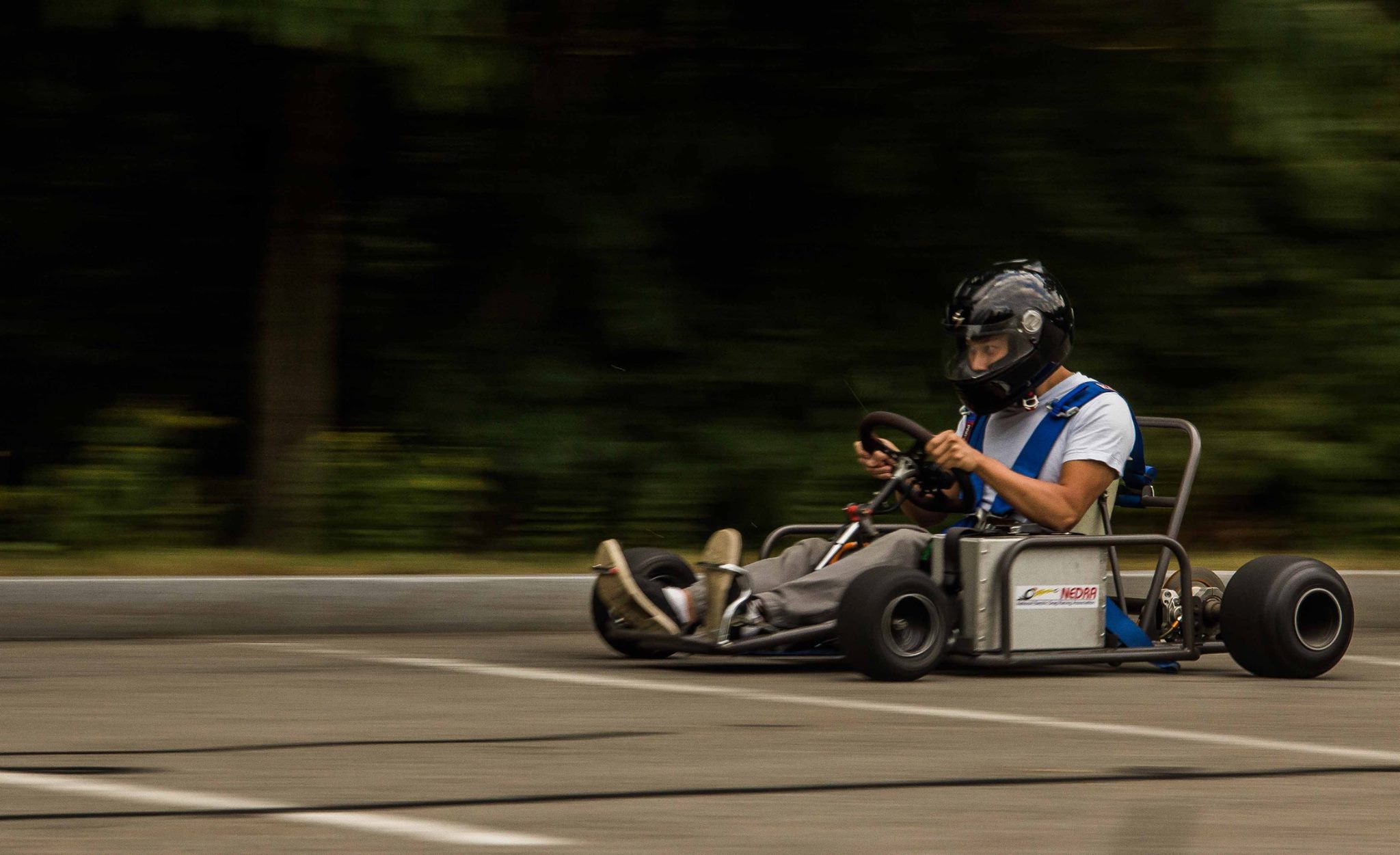 Pedal down - rying to test the limit.